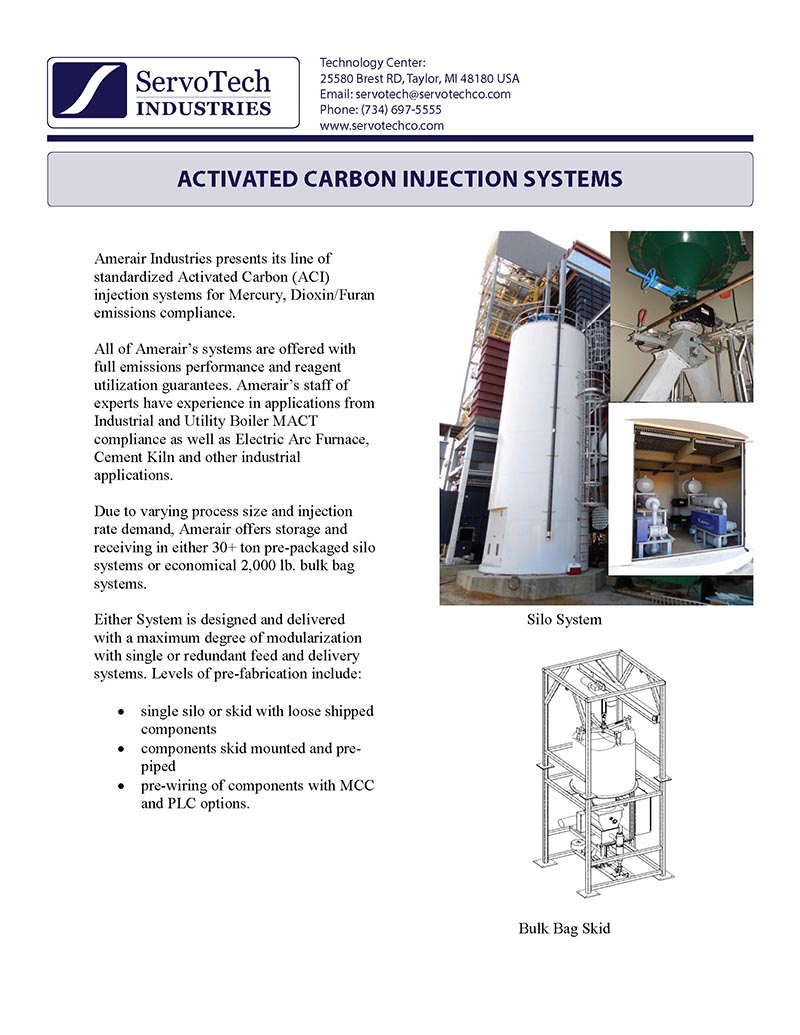 Activated Carbon Injection Systems
